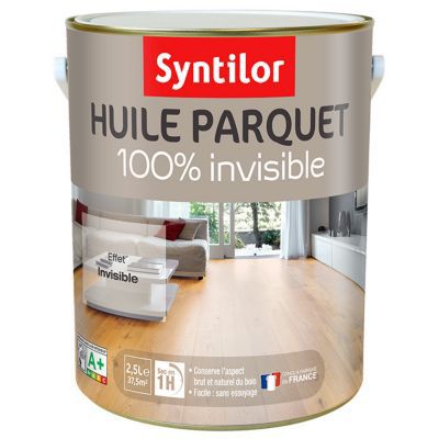 Huile parquet 100% invisible SYNTILOR incolore mat 2.5 l