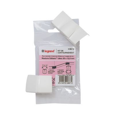 Legrand - Kit de contournement - pour moulure C&eacute;liane d&eacute;co 30 x 12,5