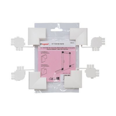 Legrand - Kit tour de porte - pour moulure C&eacute;liane d&eacute;co 30 x 12,5