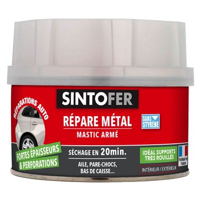 Mastic et durcisseur blanc Sintofer SINTO, 550 g