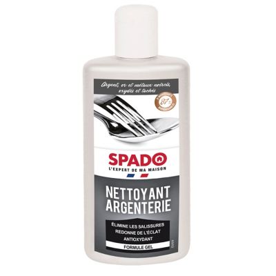 SPADO Lot de 3 flacons 250 ml Nettoyant Argenterie