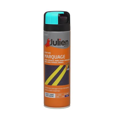 Peinture a&eacute;rosol de marquage multi supports Julien mat bleu 500ml
