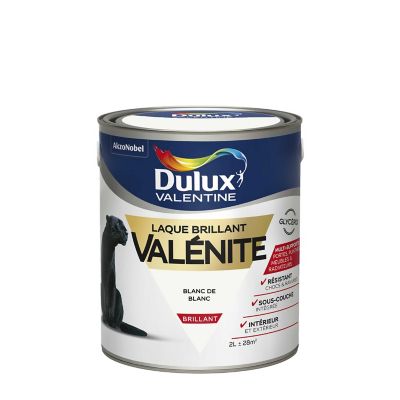 Peinture Laque Val&eacute;nite - Blanc de blanc - Brillant - 2L