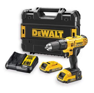 Dewalt Dcd776d2t-qw Hammer Drill With Case Jaune