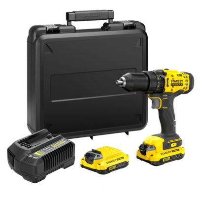 Stanley - Perceuse visseuse sans fil Fatmax V20 SFMCD700C2K qw 18V