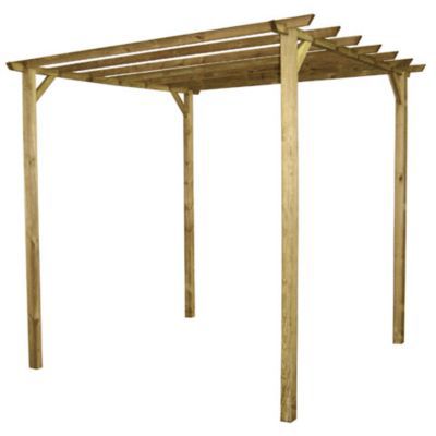 Tonnelle en bois 247 x 300 x 300 cm Ancolie - Cerland