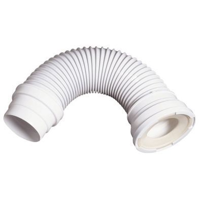 Pipe wc soupless courte 240-380 &agrave; coller Wirquin RWC1099, blanc