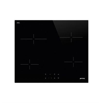 Table de cuisson vitroc&eacute;ramique smeg se264td1 noir
