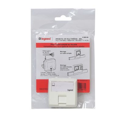 LEGRAND - DLP prise RJ45 cat5 composable saillie