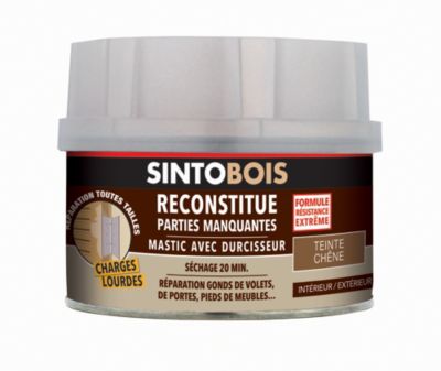 Reconstitue bois pour les parties manquante charge lourde 550g Ch&ecirc;ne