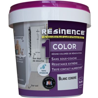 R&eacute;sine multisupports R&eacute;sinence Color blanc cendr&eacute; satin 250ml