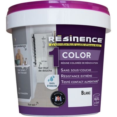 R&eacute;sine multisupports R&eacute;sinence Color blanc satin 0 5L