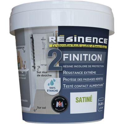RESINENCE R&eacute;sine de Finition Protecteur, Incolore, 0.25 l