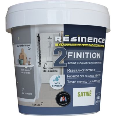 RESINENCE R&eacute;sine de finition Protecteur RESINENCE, Incolore, 0.5 l