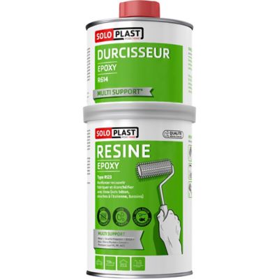R&eacute;sine epoxy type R123 avec durcisseur R614 Soloplast 1 KG