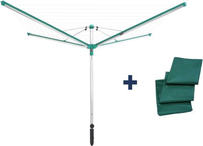 S&eacute;choir parapluie de jardin 60 m Leifheit Linomatic 600 Deluxe Cover