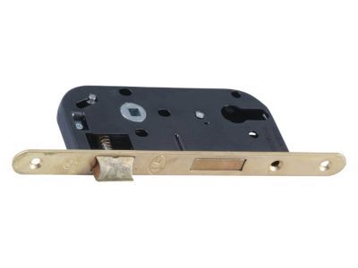 Bricard serrure a mortaiser axe a 40 / tetiere acier laque