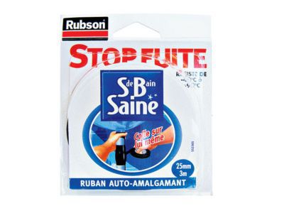 Ruban auto-amalgamant RUBSON SDB Saine STOP FUITE 3mx25mm