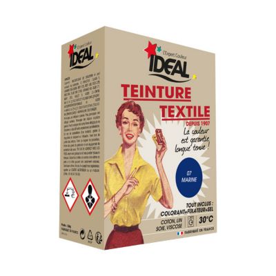 Teinture textile bleu marine Tout en un - 350 g