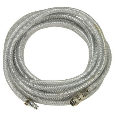 Mecafer 176007 Tuyau 7,5m 8x13mm pvc arm&eacute; raccords rapides