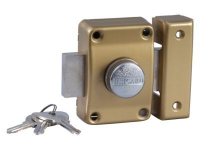 Bricard 1961 Verrou Alpha &agrave; bouton Cylindre 45 mm &oslash; 22 mm Dor&eacute;