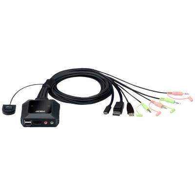 ATEN CS52DP Switch KVM 2 ports Hybride DisplayPort et USB-C