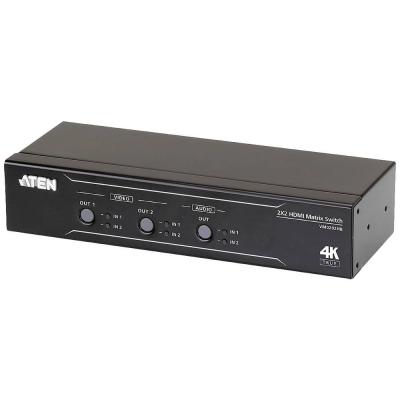 ATEN VM0202HB - commutateur video/audio - Montable sur rack