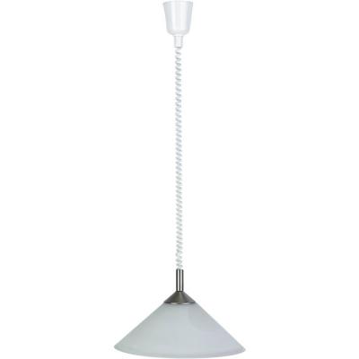 Suspensions monte et baisse ariana 1x60w e27 acier albatre