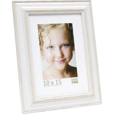 Deknudt Frames S221H1 Basic Cadre Photo Bois Blanc/Beige 10 x 15