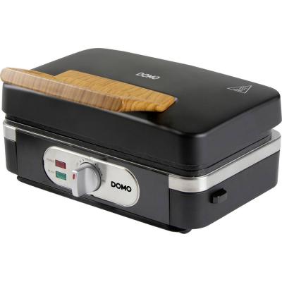 DOMO SANDWICH-WAFFEL-GRILL 3-IN-1 INKY BLACK Machine &agrave; croque-monsieur noir