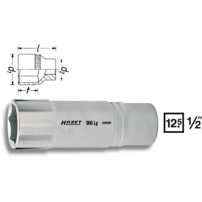Douille 6 pans ext&eacute;rieurs 27 mm Longueur: 85 mm Hazet 900LG-27 Propulseur: 1/2 (12.5 mm) 1.00 pc(s)