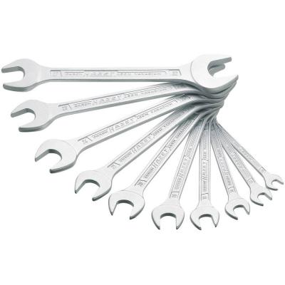 Hazet 450N/10 Jeu de cl&eacute;s plates doubles 10 pi&egrave;ces 6 - 32 mm DIN 3110