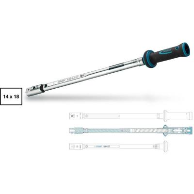 Cl&eacute; dynamom&eacute;trique 6295-1CT 200- 500Nm 14x18mm Hazet