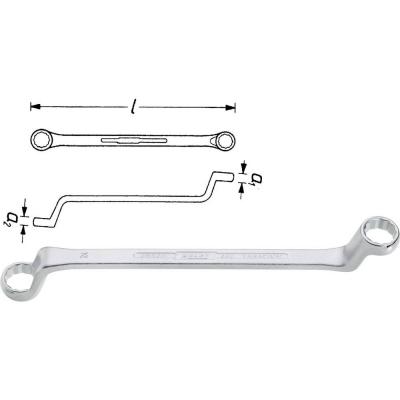HAZET 630-30X32 Cl&eacute; polygonale double 365 Acier chrome-vanadium