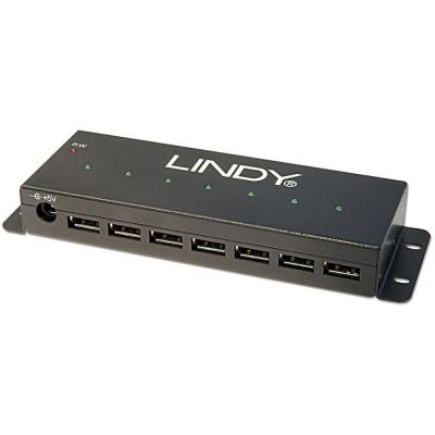 Lindy Industrial USB 2.0 Hub - concentrateur (hub) - 7 ports
