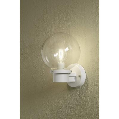 Applique murale ext&eacute;rieure Konstsmide Nemi Twighlight 60 W blanc