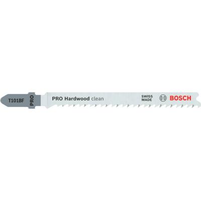 Bosch T 101 Bf Clean Hardwood Jig Saw Blade 25 Units Argent&eacute;