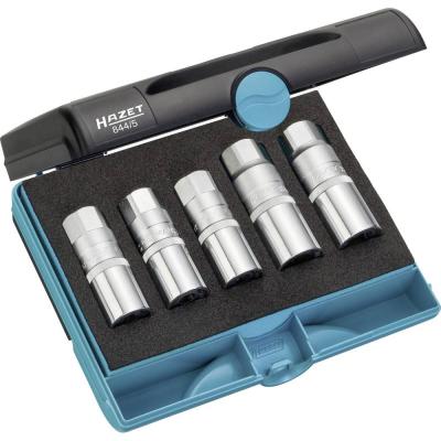 HAZET 844/5 Extracteurs de goujons 185 Acier chrome-vanadium 5 Safety-Insert-System, SmartCase