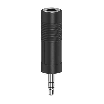 Adaptateur audio, jack m&acirc;le 3,5 mm - jack femelle 6,3 m, st&eacute;r&eacute;o
