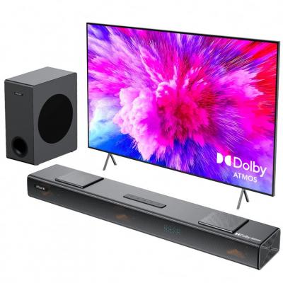 Barre de son Hiwill A312 3.1.2 Dolby Atmos 400W TV Home Cin&eacute;ma - Avec Caisson 5.25" - Noir