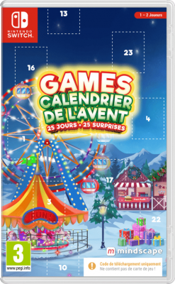 Calendrier de l'Avent 2023 Nintendo SWITCH CIAB - Neuf