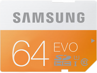 Samsung Carte SDXC EVO - 64 Go - MB-SP64D/EU