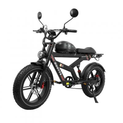 Duotts f20 v&eacute;lo &eacute;lectrique - moteur 750w batterie 52v 27ah avec freins &agrave; disque hydrauliques - noir 