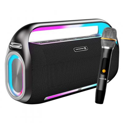 Enceinte Bluetooth avec Microphone Portable Autonomie 13 Heures Noir