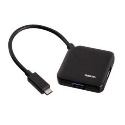 Hub USB 3.1 Type-C 1:4, aliment&eacute; par bus, noir - Neuf