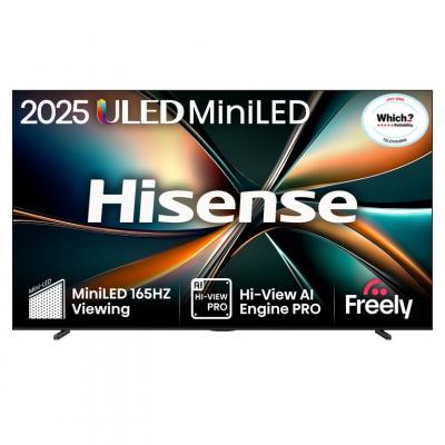 Hisense 100U7QTUK MiniLED 144 Hz Smart TV AI avec libre (mod&egrave;le 2025)