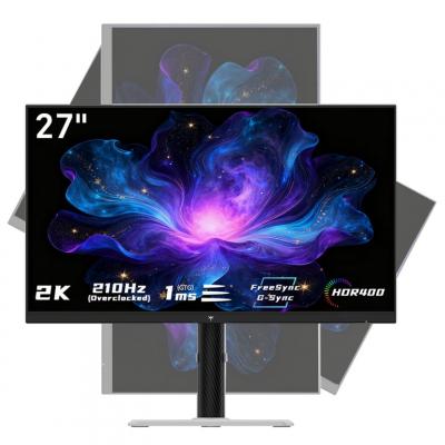KTC H27T6 Plat Rapide IPS QHD 2560 * 1440@200Hz Overdrive &agrave; 210Hz H27T6