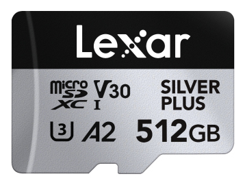 Lexar Professional SILVER PLUS 512 Go MicroSDXC UHS-I - Neuf