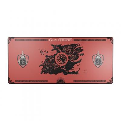 Lexip HBO Game of Thrones Tapis de souris de jeu Noir, Rouge - Neuf