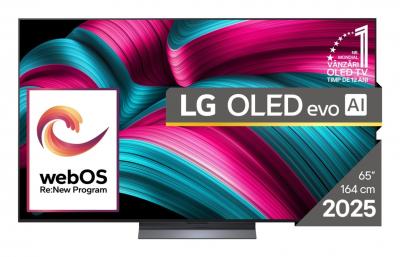 LG OLED evo AI OLED65C51LA TV 165,1 cm (65 ) 4K Ultra HD Smart TV Wifi Noir - Neuf